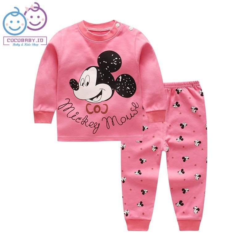 Setelan Baju Tidur Anak Bayi 0-5th Piyama Bayi Pakaian Anak Impor - Image 2